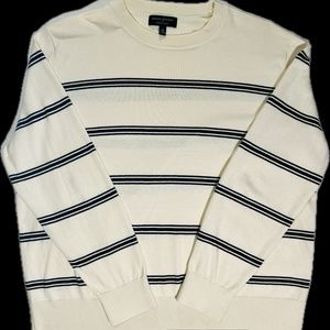 Banana Republic Men's Striped Everyday Sweater Crew XL